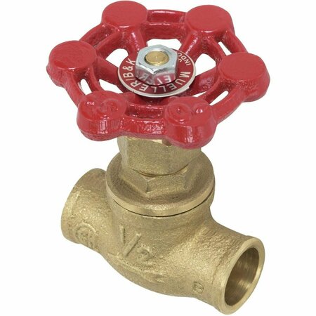 PROLINE 3/4 In. SW Low Lead Cast Brass Stop Valve 105-504NL